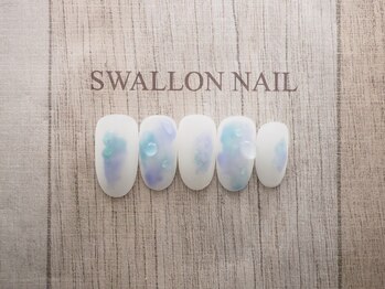 スワロンネイル(SWALLON NAIL)/梅雨ネイル
