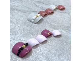 カチューシャリボンネイル