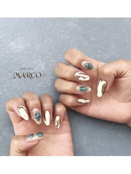 ネイルサロン マルコ(nail salon MARCO)/ターコイズネイル