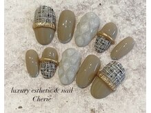 シェリエ(Cherie)/リングネイル/ツイード