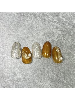 ネイルアンドアイラッシュ アール(ar)/シンプルなトレンドコース