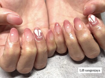 リブ 三軒茶屋(LiB)/うさちゃんネイル