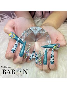 バロン 新宿店(BARON)/ハートギャルネイル:*+..:+