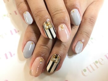 キュアエヌ(cure.n)/ストライプネイル