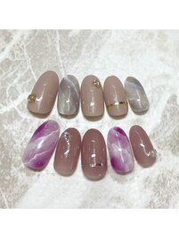大理石ネイル