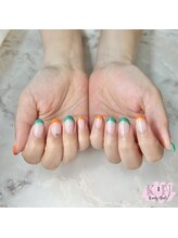 キャンディーネイルズ(Kandy Nails)/ビタミンカラーフレンチ