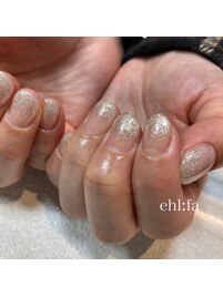 ラメグラデーション