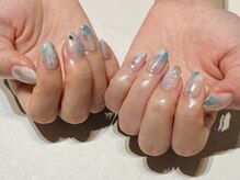 ブランロール 中目黒店(Blanl'or)/ブルーニュアンスネイル