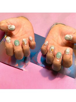アヤネイルズ アンド アイラッシュ 綱島店(AYA NAILZ.&Eyelash)/春の定額色変えver.