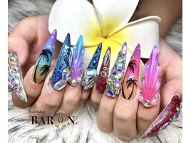 夏っぽネオングラデーション