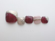 ヴィヴィアン ネイル(Vivian nail)/ラメ　ミラー