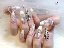 ケリーネイル(Keli Nail)/【ホワイトガーリーネイル】