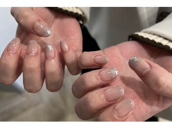 ミエル 大宮店(miel)/カラーグラデーション＋ラメ追加