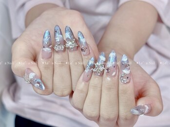 レアネイル 渋谷店(Le’a nail)/空★雲アートネイル