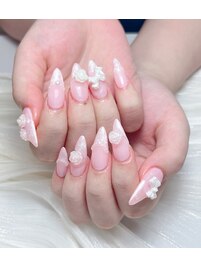 長さ出し持ち込みネイル