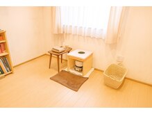 ひのきの無垢板のお部屋でリラックス♪