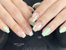 アミ バイ アメリ(AMI by Amelie)の雰囲気（デザインネイル　お花ホロネイル　ruka）