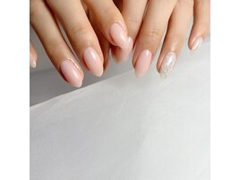 大人ワンポイントアートネイル