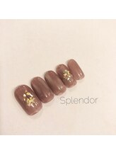 ネイルサロン スプレンダー(Splendor)/秋色　ニュアンスart.