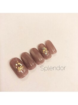 ネイルサロン スプレンダー(Splendor)/秋色　ニュアンスart.