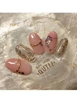 ネイルサロン クイル(QUILL)/2月ハート3