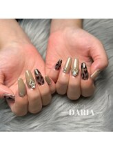 ダリア(Daria)/☆大人可愛いヒョウ柄ネイル☆