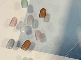 様々な素材で春の景色をイメージ