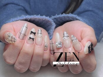 ゼン ネイル デザイン 池袋(ZEN NAIL DESIGN)/* 長 さだしやり放題×つけ放題
