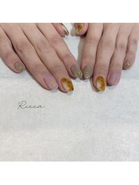 べっ甲nail