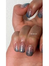 アザス(asas)/ホロラメグラデーションネイル