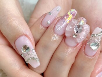 チャーピーネイル(CHIRPY NAIL)/ラブリーピンク*リボン*120min