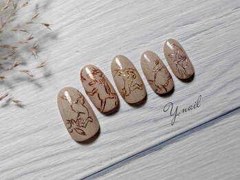 ワイネイル(Y.nail)/鳥獣戯画デザイン