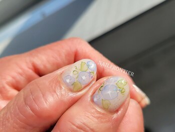 ネイルフロンティア 吉祥寺(NAIL FRONTIER)/F水彩あさがお11980円