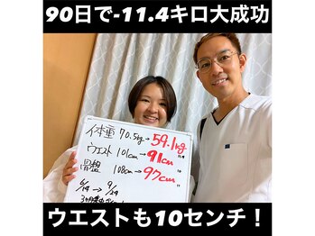 凛と慶/‐11.4キロ達成