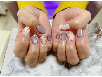 クレセント 船橋(Crescent)/マグネットお花ネイル