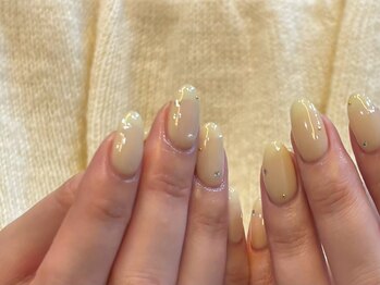 クレセント 心斎橋店(Crescent)の写真/シンプルでもお洒落に♪トレンドを取り入れて周りと差をつける！自爪を削らないパラジェルも大人気◎