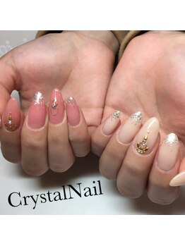 クリスタルネイル ボンベルタ橘店(CRYSTAL NAIL)/上品ネイル