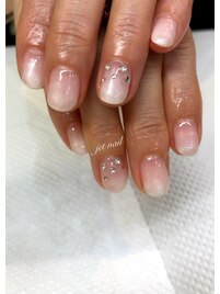 春色シンプルネイル