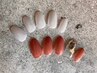 【甘皮ドライケア込☆】ワンカラー×定額ちぐはぐネイル￥7500