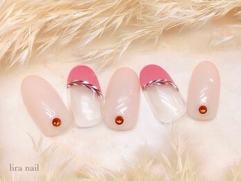 斜めフレンチ/パラジェル/銀座