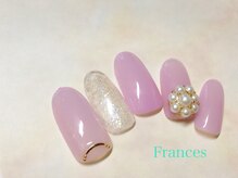 フランセス(Frances)/立体パール　お花ネイル