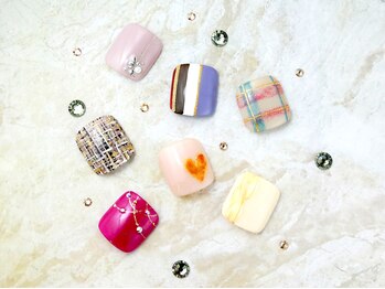 フォルチェ ゆめタウン東広島店(Folche)/フット親指アートサンプル