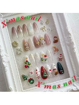 ネイル カラ(nail CARA)/毎年人気のクリスマス☆
