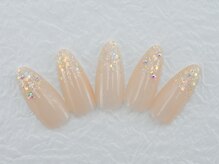 モウ(mow)/スキンベージュ/先端ラメ