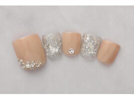 6600円　フットネイル