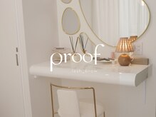 プルーフ(proof)の雰囲気（半個室空間で、メイクブースもご用意してます♪）