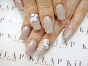 ネイルサロン キラップ(Nail Salon KiLAP)/3Dお花ネイル¥7100