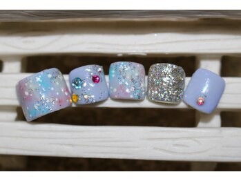 ネイルサロン ユーア(Yu a)/フット定額デザイン ¥8980