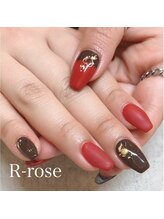 アールローズ(R-rose)/バレンタインネイル