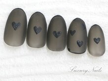 ラグジュアリーネイルズ アカバネ(Luxury Nails Akabane)/ガーリー*ハートシアー